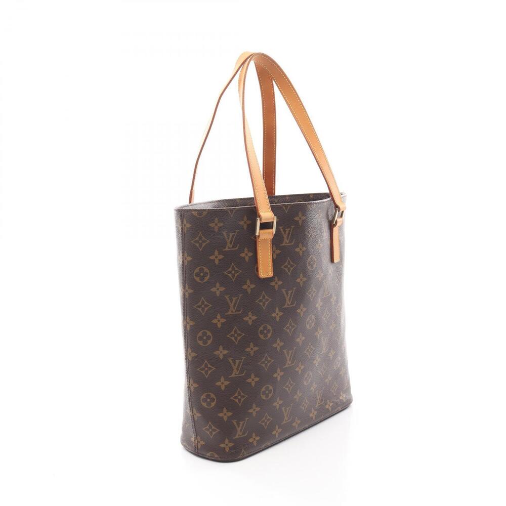Louis Vuitton Leather Brown Bag Tote Monogram Vavin Canvas Brown